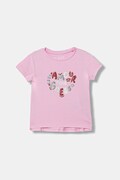 Guess t-shirt dziecięcy kolor różowy K6RI02 K6YW4