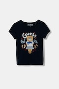 Guess t-shirt dziecięcy kolor granatowy K6RI03 K6YW4