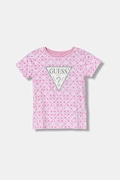 Guess t-shirt dziecięcy kolor różowy K6RI06 K6YW4