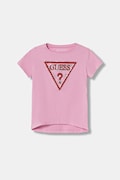 Guess t-shirt dziecięcy kolor różowy K6RI10 K6YW4