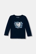 Guess longsleeve dziecięcy kolor granatowy K6RI14 K6YW4