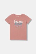 Guess t-shirt dziecięcy kolor różowy K6RI20 K6YW4