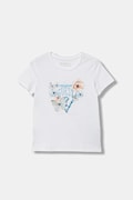 Guess t-shirt dziecięcy kolor biały K6RI21 K6YW4