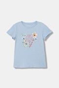 Guess t-shirt dziecięcy kolor niebieski K6RI21 K6YW4
