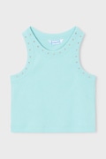 Mayoral top dziecięcy kolor turkusowy 3021