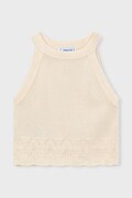 Παιδικό top Mayoral χρώμα: μπεζ, 3027