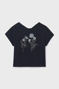 Detské tričko Mayoral čierna farba, 6002