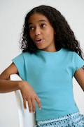 Дитяча футболка Mayoral колір бірюзовий 6008