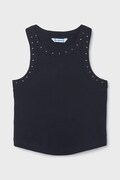 Mayoral top dziecięcy kolor czarny 6013