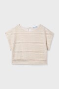 Παιδικό μπλουζάκι Mayoral χρώμα: μπεζ, 6022