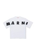 Marni t-shirt bawełniany dziecięcy MT303F T-SHIRT kolor biały M01733