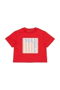 Dětské bavlněné tričko MAX&Co. MAXT31F T-SHIRT červená barva, MX0287