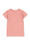 Detské bavlnené tričko Konges Sløjd MINNIE TEE GOTS ružová farba, KS105210