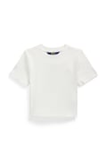 Detské bavlnené tričko Polo Ralph Lauren biela farba, 313A96144001