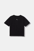 Παιδικό βαμβακερό μπλουζάκι Puma ESS χρώμα: μαύρο, 685131