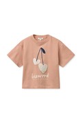 Παιδικό βαμβακερό μπλουζάκι Liewood Tyler Placement SS T-shirt χρώμα: ροζ, LW20637