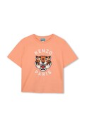 Kenzo Kids t-shirt in cotone per bambini colore arancione K61804