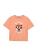 Kenzo Kids t-shirt in cotone per bambini colore arancione K61804
