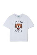 Παιδικό βαμβακερό μπλουζάκι Kenzo Kids χρώμα: μπλε, K61804