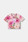 Guess t-shirt dziecięcy kolor różowy J6GI03 K6YW4