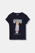 Guess t-shirt dziecięcy kolor granatowy J6GI04 K6YW4