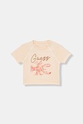 Guess t-shirt dziecięcy bawełniany pomarańczowy J6GI08 K8HM4