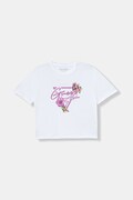 Guess T-shirt dziecięcy bawełniany z elastanem biały J6GI15 K6YW4
