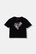 Guess T-shirt dziecięcy bawełniany z elastanem czarny J6GI15 K6YW4