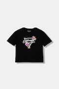 Guess T-shirt dziecięcy bawełniany z elastanem czarny J6GI15 K6YW4