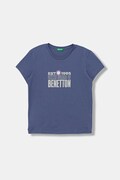 United Colors of Benetton majica za djecu od pamuka plava 3I1XC10S6