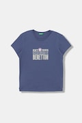 United Colors of Benetton majica za djecu od pamuka plava 3I1XC10S6