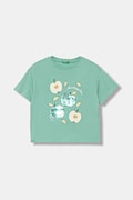 United Colors of Benetton tričko detské bavlnené tyrkysové 3I1XC10SF