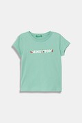United Colors of Benetton t-shirt dziecięcy bawełniany turkusowy 3I1XG10LU