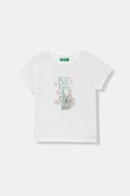 United Colors of Benetton t-shirt dziecięcy bawełniany biały 3I1XG10M8