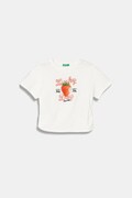United Colors of Benetton t-shirt dziecięcy bawełniany biały 3I1XC10SW