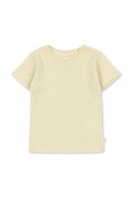 Konges Sløjd kratka majica otroška bombažna MINNIE TEE GOTS rumena KS105485