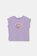 United Colors of Benetton tricou pentru copii din bumbac violet 3I1XC10U0