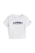 Tommy Hilfiger t-shirt niemowlęcy kolor biały z aplikacją KN0KN02146