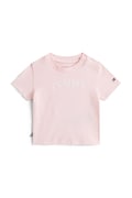 Tommy Hilfiger t-shirt niemowlęcy kolor różowy z aplikacją KN0KN02146