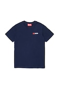 Diesel t-shirt dziecięcy UTRIM UW T-SHIRT kolor granatowy z nadrukiem J02691