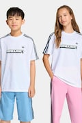Παιδικό μπλουζάκι adidas Originals MINECRAFT χρώμα: άσπρο, KD5405