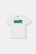 United Colors of Benetton T-shirt per bambini in cotone bianco 3I1XC10S4