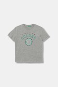 United Colors of Benetton T-shirt per bambini in cotone grigio 3I1XC10S4