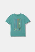 United Colors of Benetton T-shirt dziecięcy bawełniany zielony 3I1XC10S4