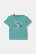 United Colors of Benetton t-shirt dziecięcy z bawełną zielony 3I1XG10LK