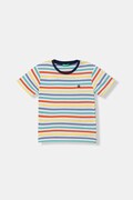 United Colors of Benetton T-shirt dziecięcy bawełniany multicolor 39IAG10LL