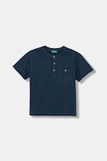 United Colors of Benetton tricou pentru copii, cu bumbac bleumarin 34I0C10T9