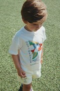 Konges Sløjd t-shirt παιδικός βαμβακερός FAMO TEE GOTS λευκός KS105370