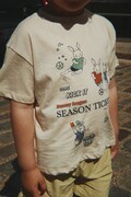 Konges Sløjd t-shirt παιδικό βαμβακερό FAMO TEE GOTS μπεζ KS105370