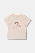 United Colors of Benetton футболка дитяча бавовняна бежева 3I1XA1078